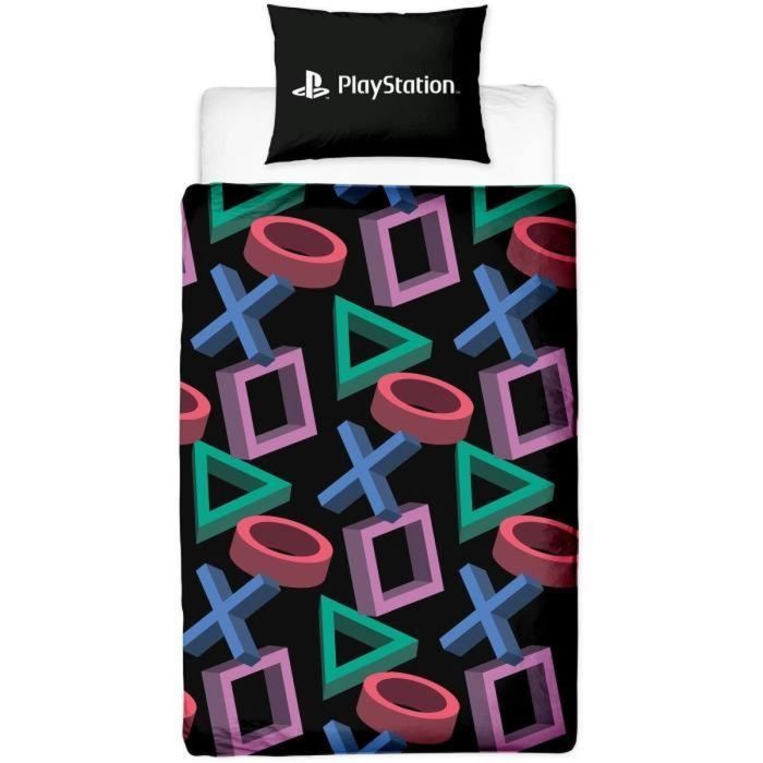 Parure de couette Playstation Multicouleur Lit 2 persones 2 Pièces 4