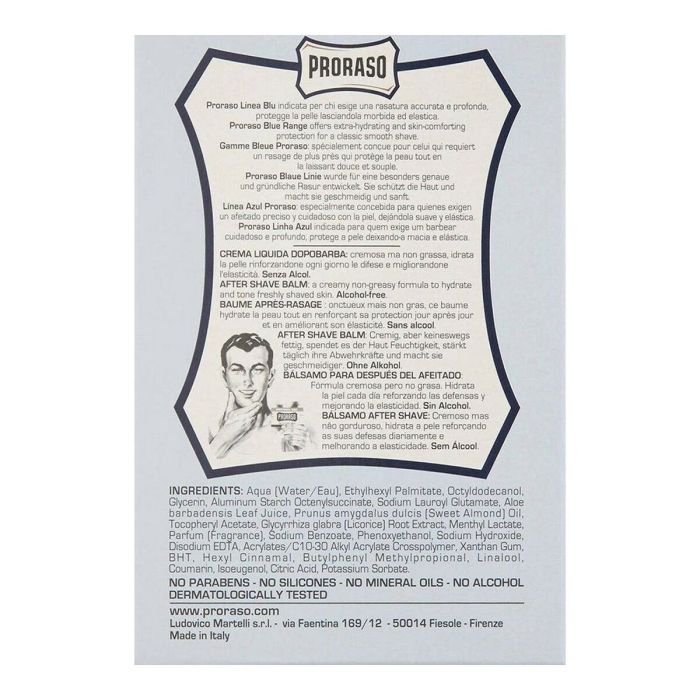 Baume après-rasage Proraso Blue E 100 ml 2
