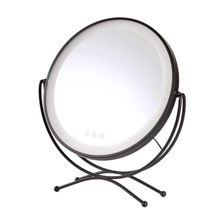 Miroir Lumineux Maquillage LED 4200K 48x43cm Noir 40.000H SUN-KRS-430A-B 0