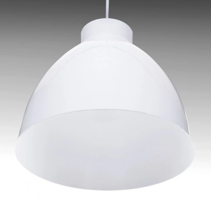 Lampe Suspendue Adelyn SKD-P004-W Métal/PVC E27 Blanc ou Noir 2