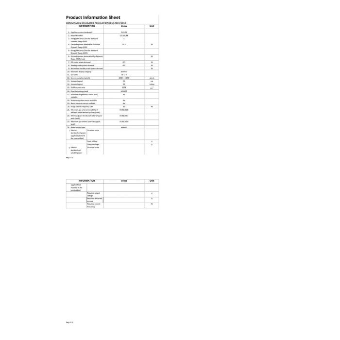 Écran Philips 221B8LJEB/00 21,5" Full HD 22