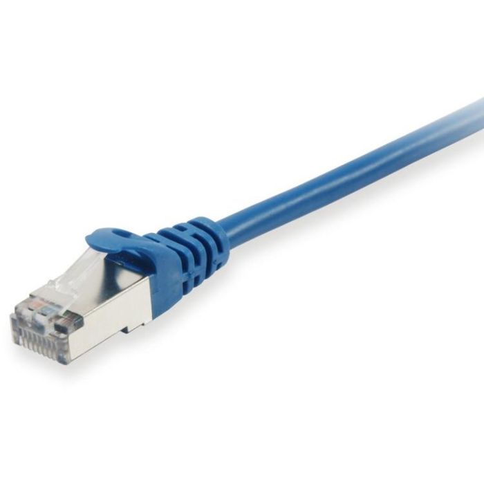 Equip Patchkabel Cat6A S/FTP 2xRJ45 0.25m blau LSZH Polybeutel 1