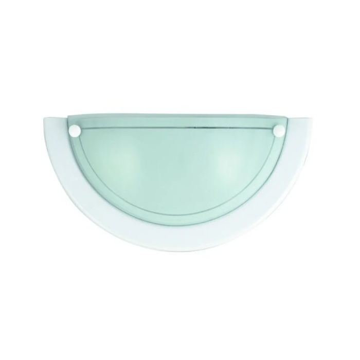 RABALUX Applique UFO 1xE27 IP20 Blanc Métal et Verre [RAB-5181] 0