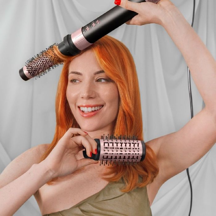 Brosse à coiffer Cecotec CeramicCare 14in1 AirGlam 1200 W 1400 W Champagne Céramique 3 Brosse à coiffer Cecotec CeramicCare 14in1 AirGlam 1200 W 1400 W Champagne Céramique 3