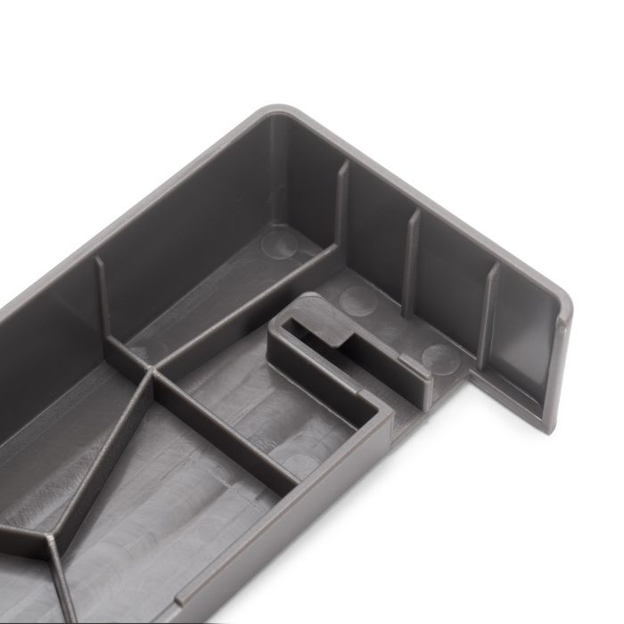 Emuca Rack avec glissières à extension totale et à fermeture douce pour accessoires d'armoire Quartz, 862-888mm, Aluminium et plastique, Titane 13 Emuca Rack avec glissières à extension totale et à fermeture douce pour accessoires d'armoire Quartz, 862-888mm, Aluminium et plastique, Titane 13