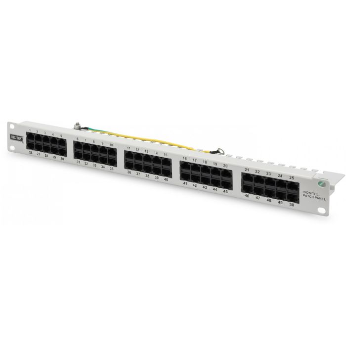 DIGITUS Patchpanel 1HE 50-Port Cat3 ungeschirmt ISDN 0 DIGITUS Patchpanel 1HE 50-Port Cat3 ungeschirmt ISDN 0