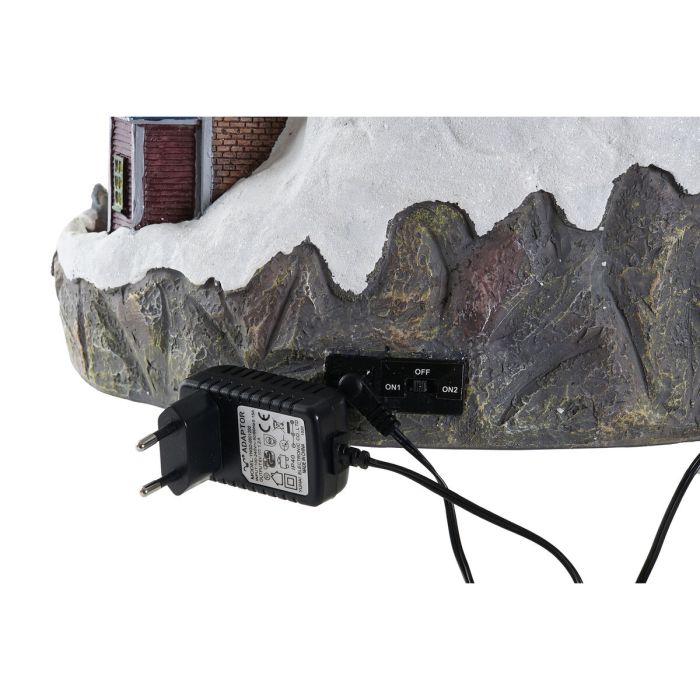 Décorations de Noël DKD Home Decor Ville Lumière LED Résine PVC (47 x 36 x 34 cm) 2