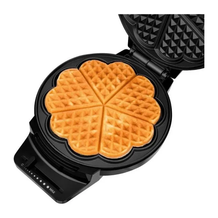 SENCOR SWF1010BK Gaufrier 1000W Noir avec Thermostat Réglable - Compact (27x11.8x8.5 cm, 1.6 kg) SENCOR SWF1010BK Gaufrier 1000W Noir avec Thermostat Réglable - Compact (27x11.8x8.5 cm, 1.6 kg)