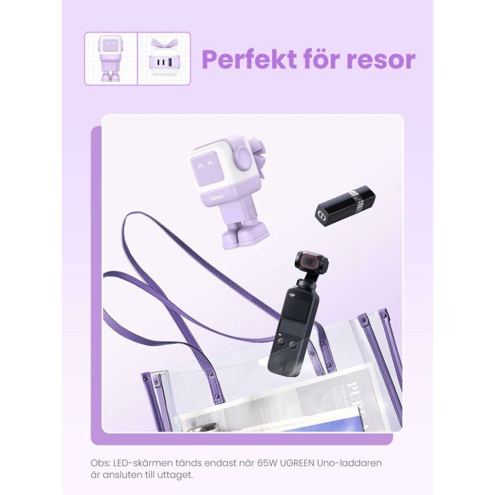 Camescope de surveillance Ugreen 35291 Rose Pourpre 16