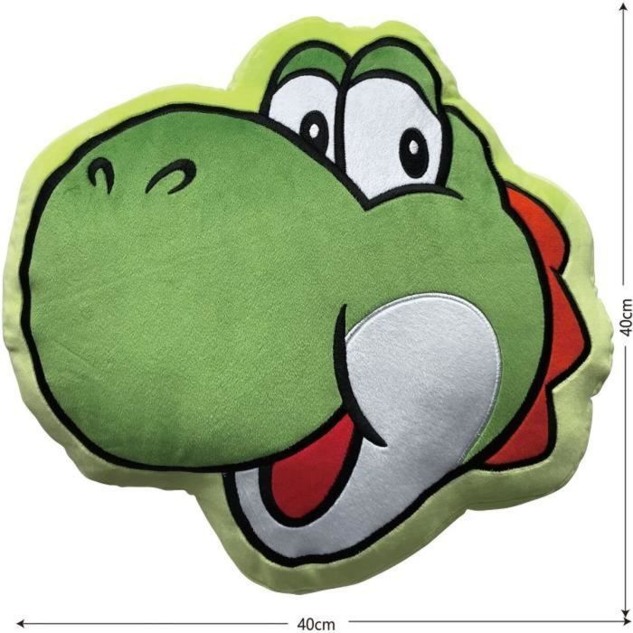 Coussin Mario Bros Vert Polyester Enfant 2