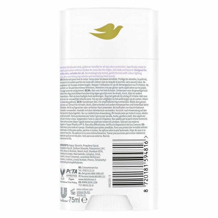 Déodorant en stick Dove LAVANDA & CAMOMILA 75 ml 4