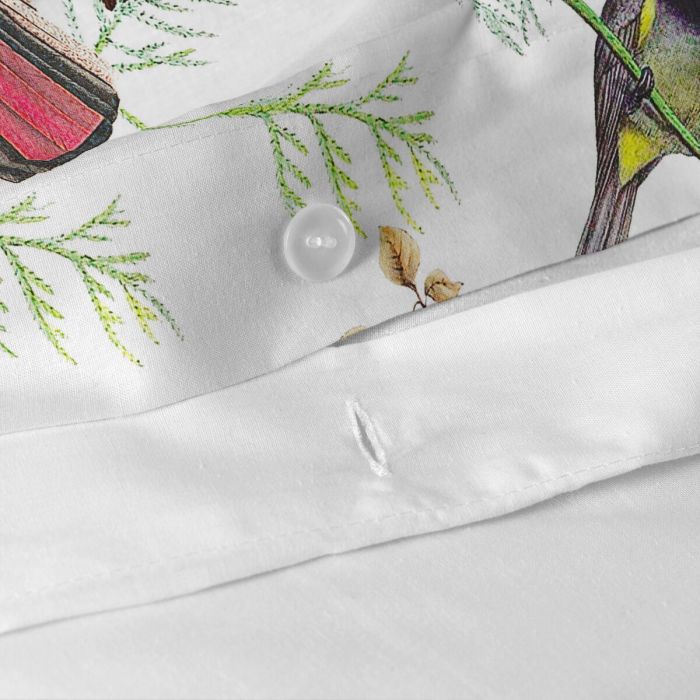 Housse de Couette HappyFriday Birds of paradise Multicouleur 155 x 220 cm 1