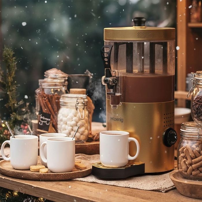 Distributeur a chocolat chaud - H.KoeNIG - SHK804 - 1200 W - 3L - Doré 4 Distributeur a chocolat chaud - H.KoeNIG - SHK804 - 1200 W - 3L - Doré 4