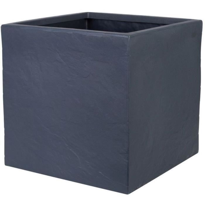 Strata Pot Carré Hendida L Ø 38,5cm x 46,5cm H STR5021711059786 Grafito