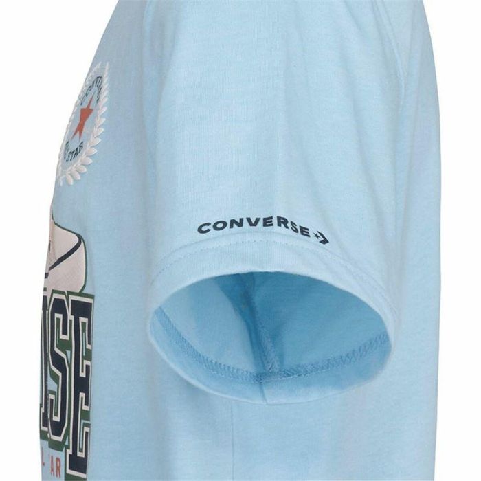 T shirt à manches courtes Enfant Converse Script Sneaker Gfx Bleu ciel 2 T shirt à manches courtes Enfant Converse Script Sneaker Gfx Bleu ciel 2