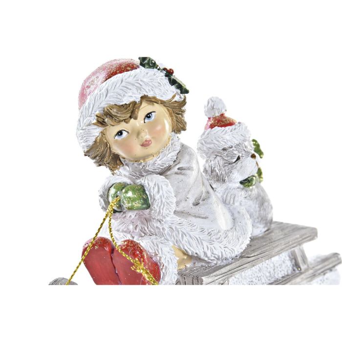 Décorations de Noël DKD Home Decor Résine (13 x 6 x 10,5 cm) (2 Unités) 2