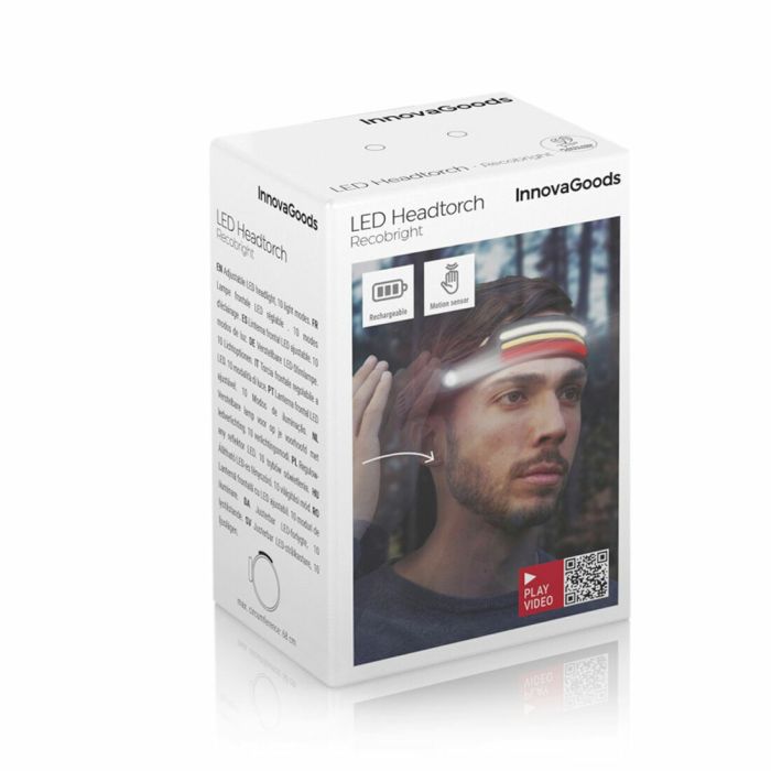 Lampe Frontale LED Rechargeable et Réglable Recobright InnovaGoods 1