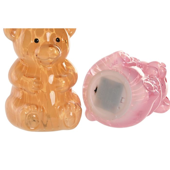 Décoration lumineuse Home ESPRIT Verre Urbaine 13 x 14 x 20 cm (2 Unités) 1