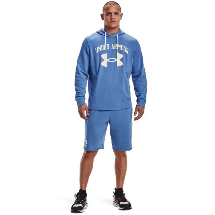 Sweat à capuche homme Under Armour Rival Terry Indigo 1