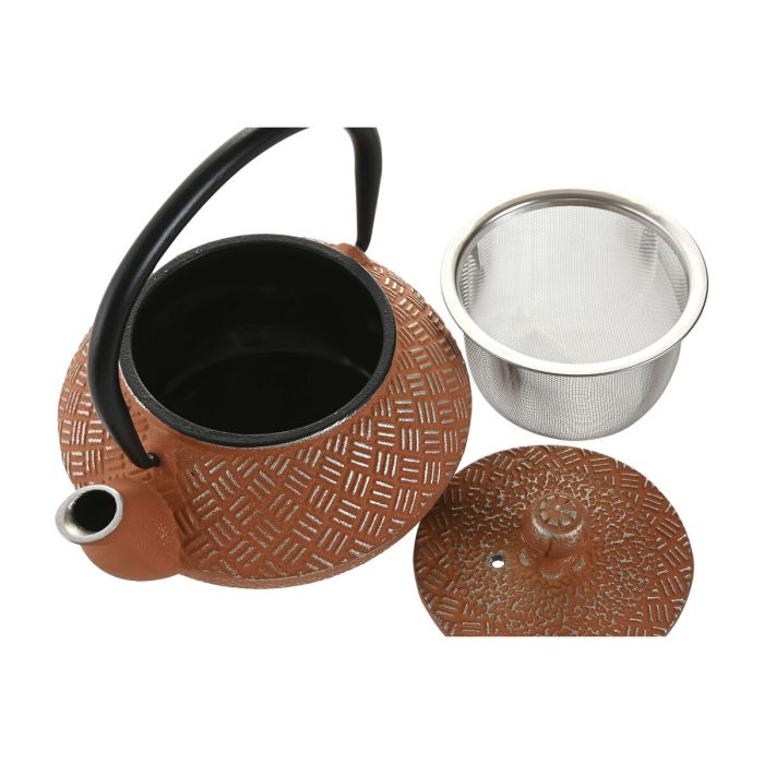 Théière Home ESPRIT Jaune Bleu Orange Acier inoxydable Fer 300 ml (3 Unités) 1 Théière Home ESPRIT Jaune Bleu Orange Acier inoxydable Fer 300 ml (3 Unités) 1