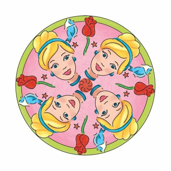 Travaux Manuel en papier Ravensburger Mandala Midi Disney Princesses 3 Travaux Manuel en papier Ravensburger Mandala Midi Disney Princesses 3
