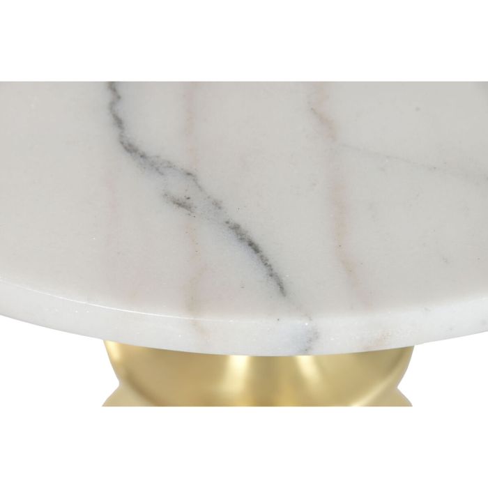 Table d'appoint Home ESPRIT Blanc Doré 41 X 41 X 58 CM 2