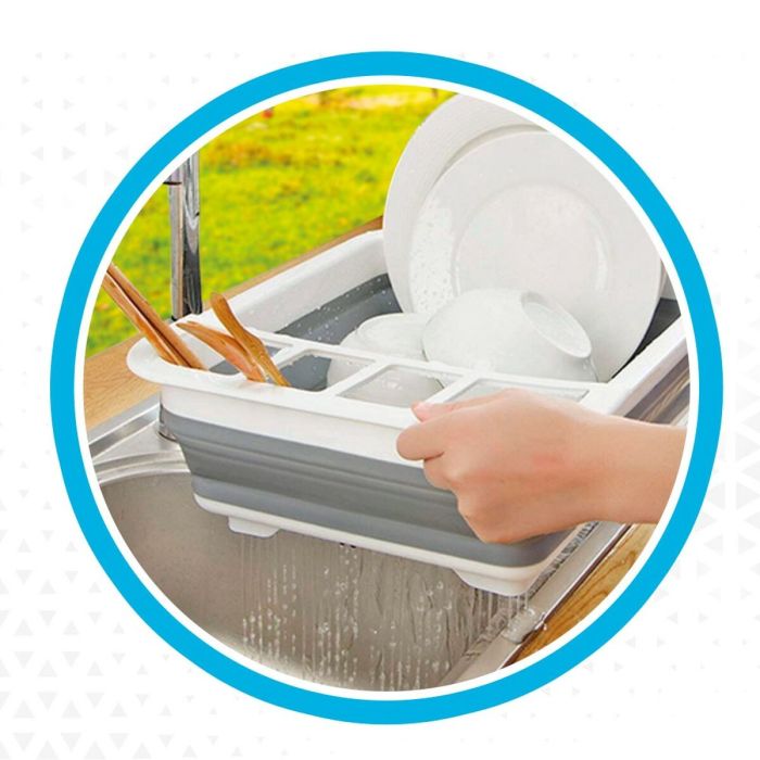Égouttoir Pliable de Cuisine Aktive 6 Unités 3 Égouttoir Pliable de Cuisine Aktive 6 Unités 3