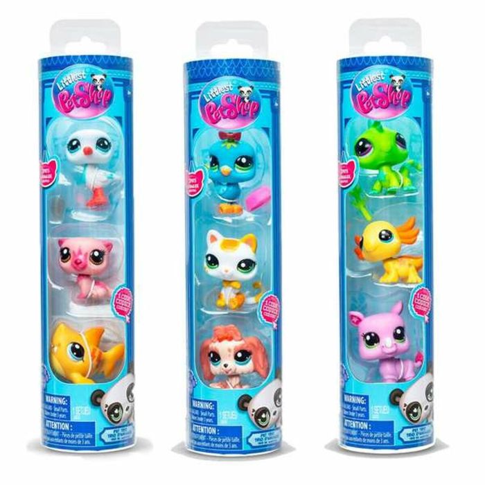 Ensemble de Figurines Bandai Littlest Pet Shop 6 x 25 x 6 cm 3 Pièces 3