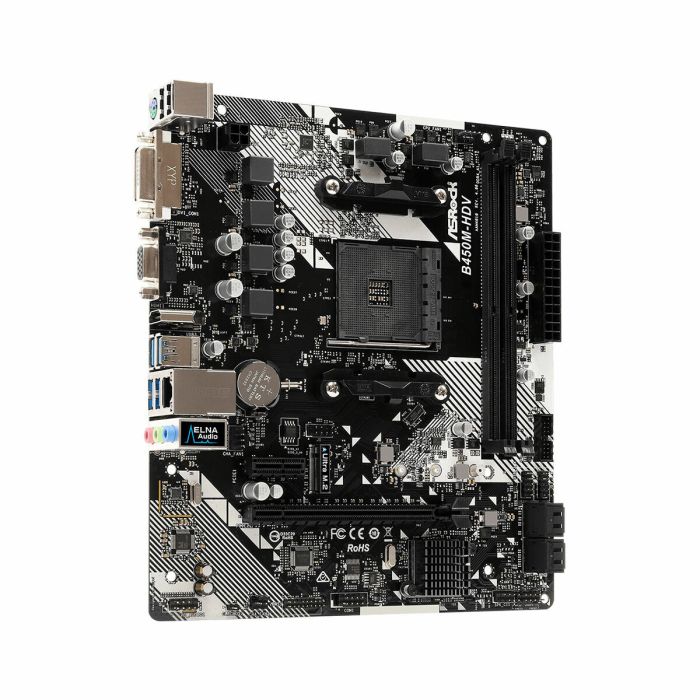 Carte Mère ASRock B450M-HDV R4.0 AMD B450 AMD AM4 2 Carte Mère ASRock B450M-HDV R4.0 AMD B450 AMD AM4 2