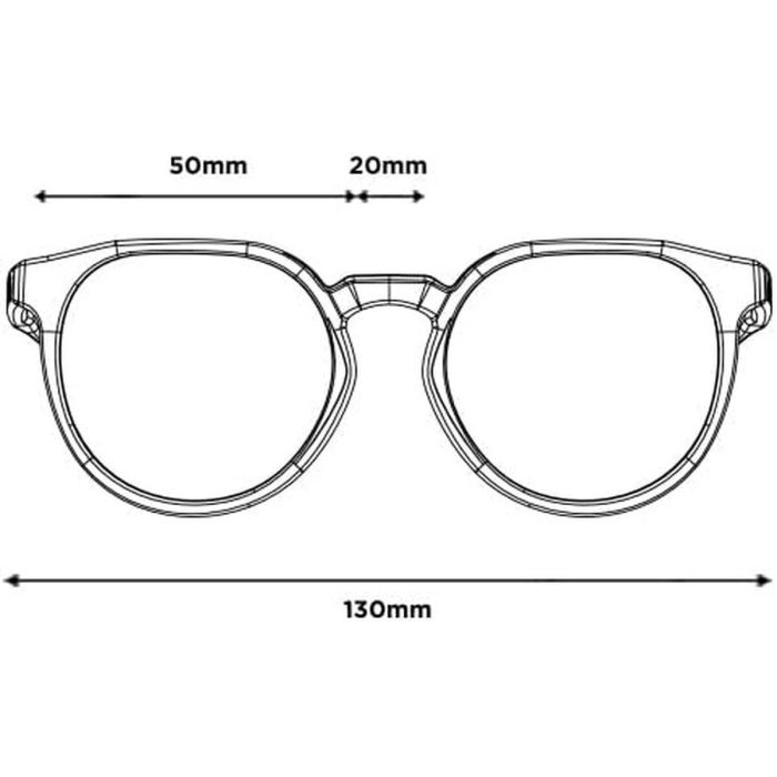 Lunettes de soleil Unisexe Bollé Ø 50 mm 2