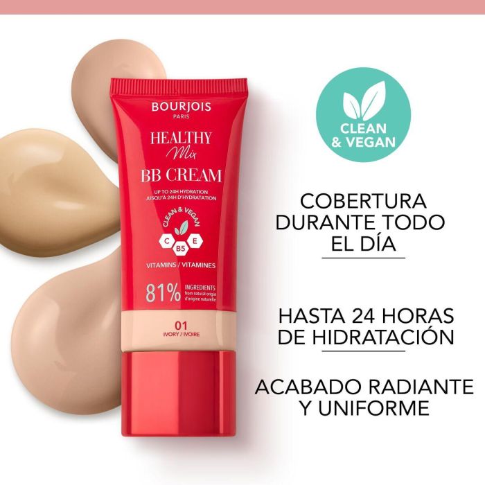 Base de Maquillage Crémeuse Bourjois HEALTHY MIX 30 ml 12