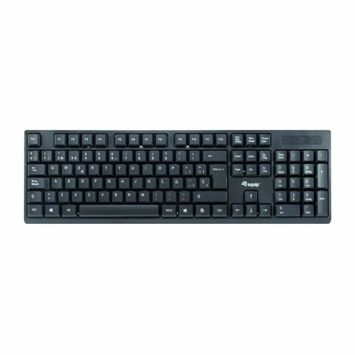 Clavier Equip 245221 Noir Espagnol Qwerty Espagnol 5