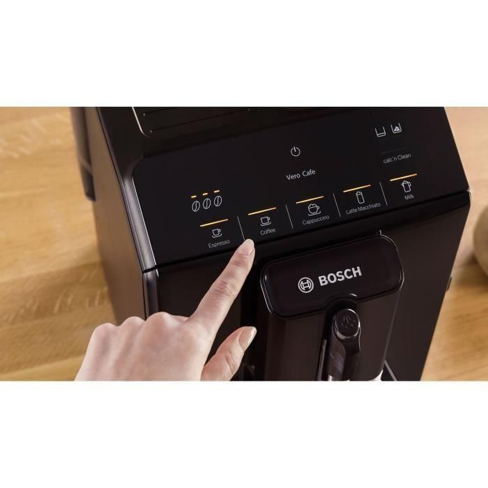 Machine a café broyeur expresso Verocup - BOSCH - TIE20119 Serie 2 - 1300 W - 250 g de grains - 1,4 L - Noir 4