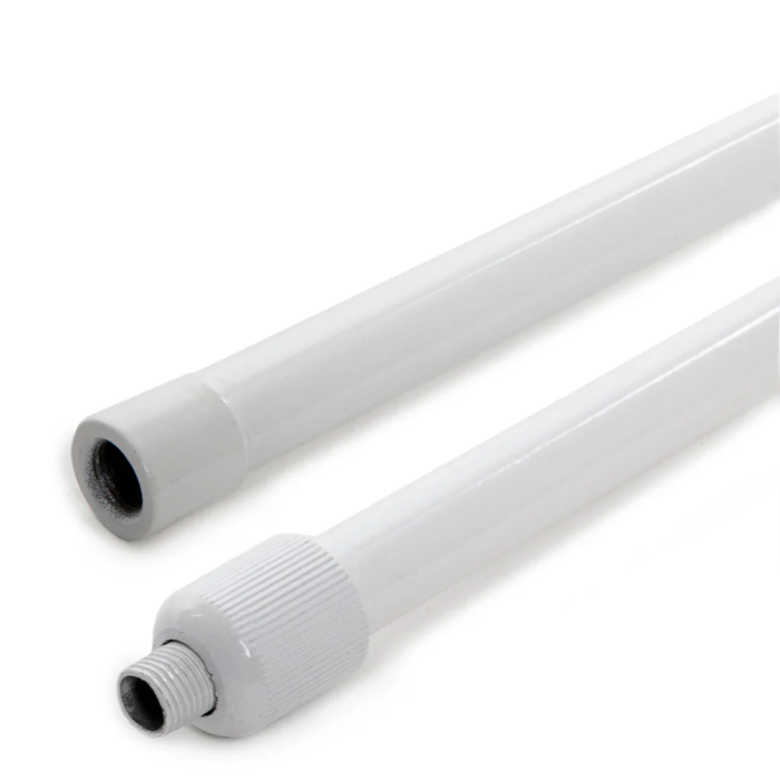Barre de suspension extensible pour rail spots LED 50-100cm - Blanc 1
