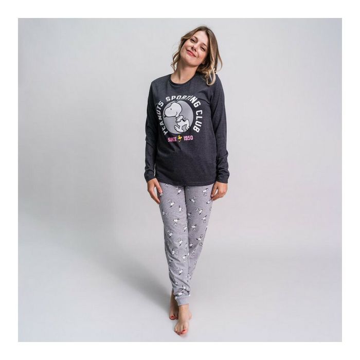 Pyjama Snoopy Gris Femme 4