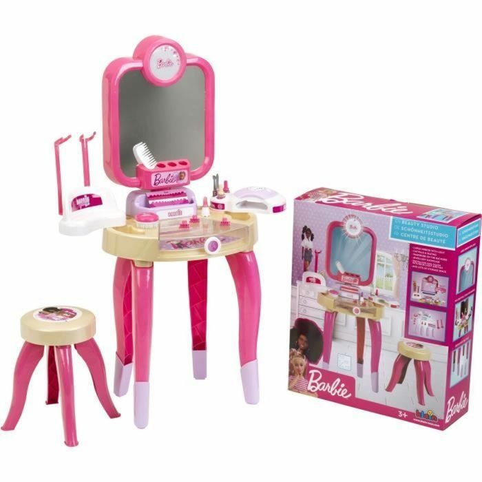 Klein Centre de beauté Barbie Happy Vibes Juguete de belleza complet avec accessoires et lumière KLE4009847057211
