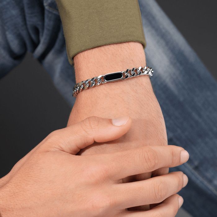 Bracelet Homme Police PEAGB0079901 Argenté 1