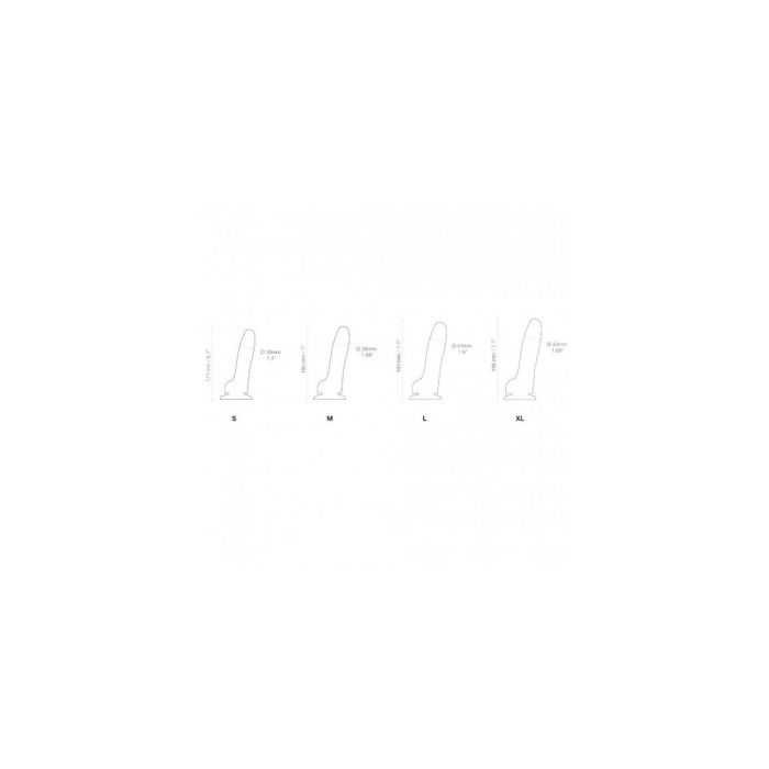 Gode Strap-on-me Realistic Noir L 4 Gode Strap-on-me Realistic Noir L 4