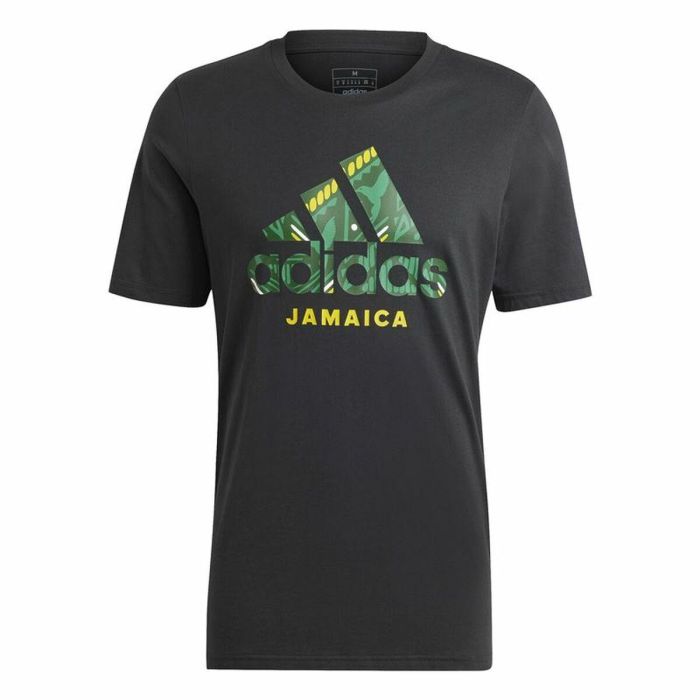 T-shirt de foot Adidas Jamaica Seasonal Graphic Bleu