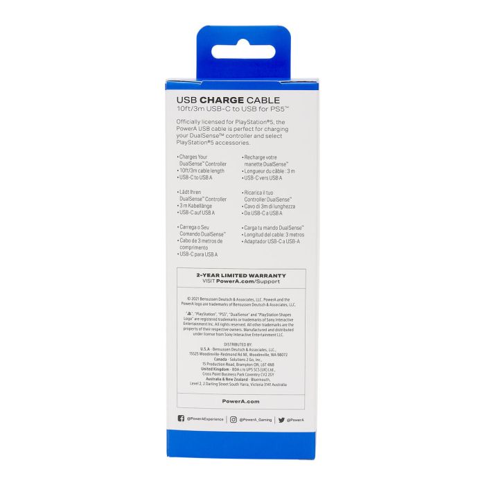 Câble USB Powera 1516957-01 Noir 3 m (1 Unité) 3