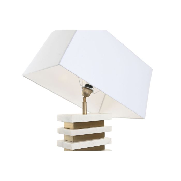 Lampe de bureau Home ESPRIT Blanc Doré 50 W 220 V 2 Lampe de bureau Home ESPRIT Blanc Doré 50 W 220 V 2