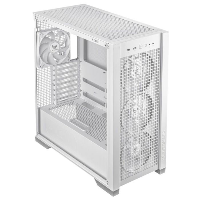 Boîtier ATX semi-tour Asus TUF GAMING GT302 TG ARGB Blanc Multicouleur 10 Boîtier ATX semi-tour Asus TUF GAMING GT302 TG ARGB Blanc Multicouleur 10