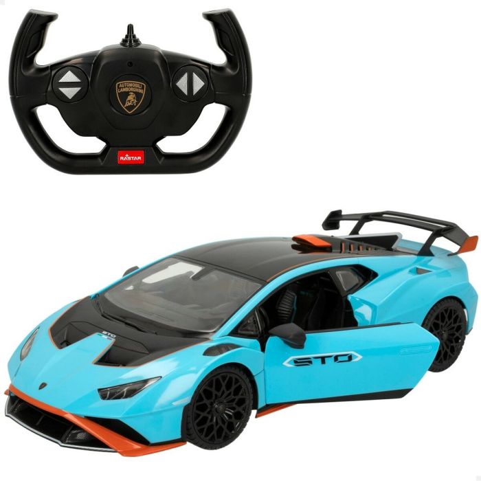 Voiture Télécommandée Lamborghini Huracán STO Bleu 1:14 (2 Unités) 5