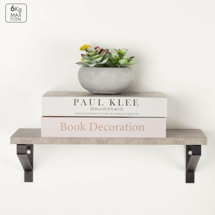 Etagères Max Home Fer Bois MDF 42 X 12 X 16 CM (4 Unités) 4