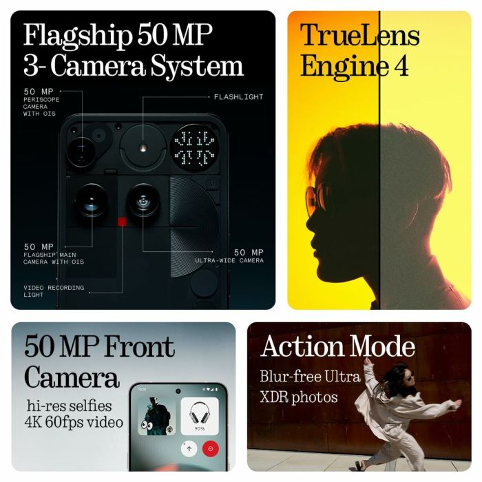 Smartphone Nothing Phone 3 5G 6,67" Octa Core 16 GB RAM 512 GB Noir 4 Smartphone Nothing Phone 3 5G 6,67" Octa Core 16 GB RAM 512 GB Noir 4