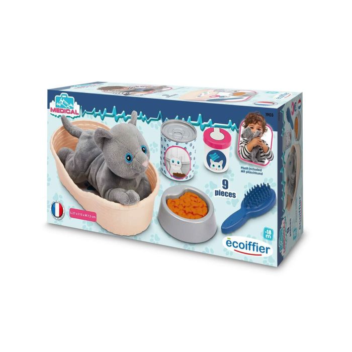 Jouet Peluche Ecoiffier Chat Multicouleur 1