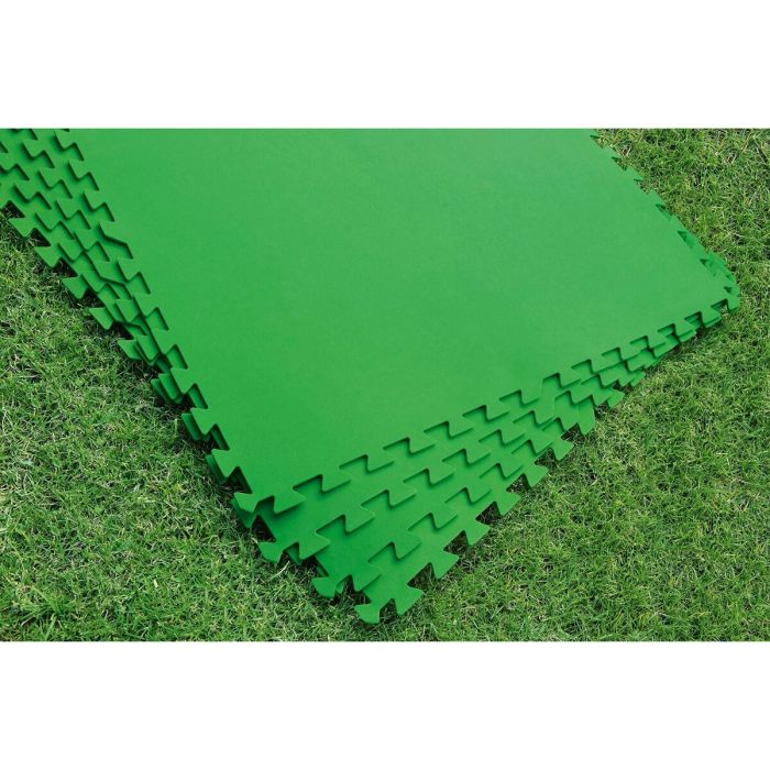 Bestway Sol de Piscine en Mousse Vert 9 Pièces 78x78 cm Jardin 58636 7