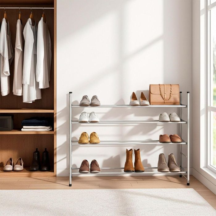 Range-chaussures Max Home Métal 112 X 67 X 22 CM (4 Unités) 1