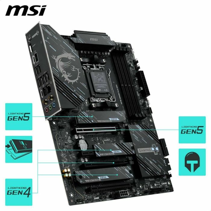 Carte Mère MSI X870E GAMING PLUS WiFi AMD X870E AMD AM5 8