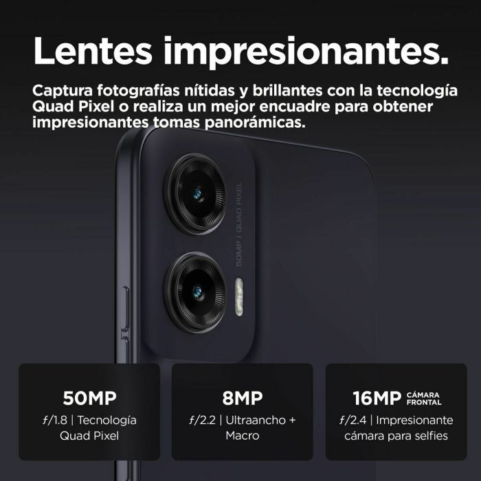 Smartphone Motorola G35 5G 8 GB RAM 256 GB 6,72" Unisoc Noir Gris 24